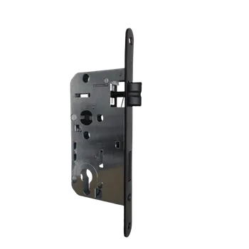 Dveřní kování MP KOVÁNÍ Zadlabací zámek 72/80 - D 2355 L/P - černý zinek Provedení: PZ (vložkový zámek), DM: 55, Rozteč: 72 mm