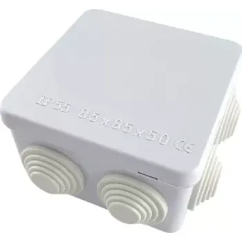 Elektroinstalační krabice Instalační krabice 85x85x50 IP55 povrchová