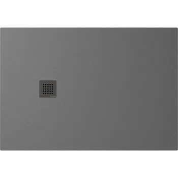 Sprchová vanička Polysan TRENECA vanička z litého mramoru s možností úpravy rozměru, 130x90cm, šedá mat