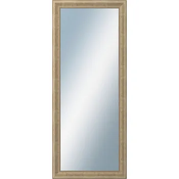 Zrcadlo DANTIK - Zarámované zrcadlo - rozměr s rámem cca 50x120 cm z lišty KŘÍDLO malé stříbrné patina (2775)