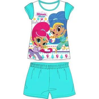 Dívčí pyžamo DOVOZ EU DÍVČÍ LETNÍ PYŽAMO SHIMMER AND SHINE modré Velikost: 110