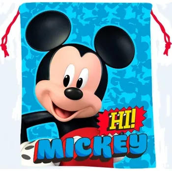 Školní sáček DOVOZ EU MALÝ SÁČEK NA PŘEZŮVKY, SVAČINU MICKEY MOUSE