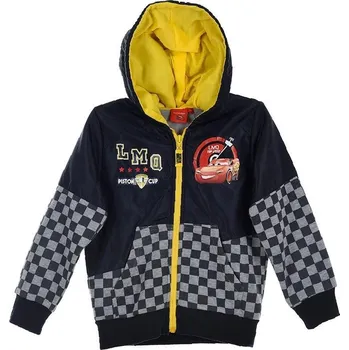 Chlapecká mikina BUNDO - MIKINA CARS dhq 1258 černo - žlutá Velikost: 3