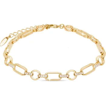 Náramek biju Pozlacený náramek 14k se zirkony 2002578