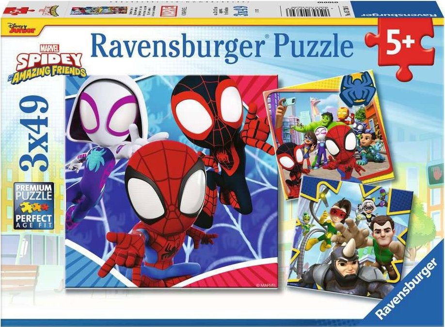 Ravensburger Spidey 3x 49 dílků od 214 Kč - Zbozi.cz