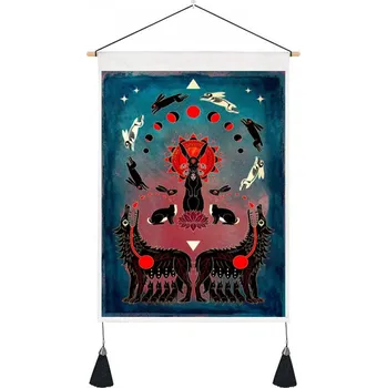 Tapiserie se střapci 35x50 cm, nástěnná dekorace SPIRIT 3