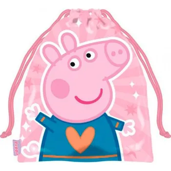 Školní sáček ARDITEX MALÝ SÁČEK NA SVAČINU, PŘEZŮVKY PRASÁTKO PEPPA PIG