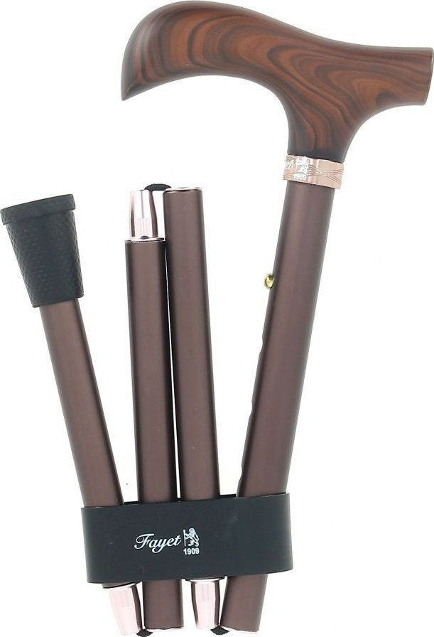 Vycházková hůl skládací Fayet Bronze mini (68-78 cm)