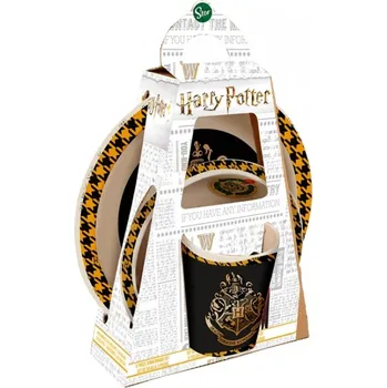dětská jídelní sada STOR JÍDELNÍ BAMBUSOVÝ SET HARRY POTTER