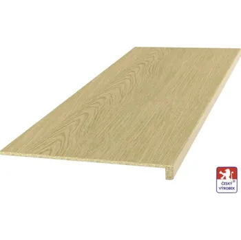 Parapet Parapet na míru dřevotříska s nosem světlý dub 3072 17/40x550xdélka na přání 500 - 3999 mm