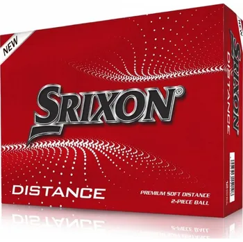 Golfový míček SRIXON Distance golfové míčky včetně potisku loga Množství: 12 ks + Dárková krabička týček