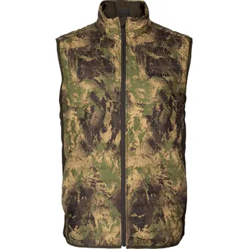Pánská bunda HÄRKILA - Deer Stalker camo reversible packable waistcoat Willow green/AXIS MSP®Forest 4XL