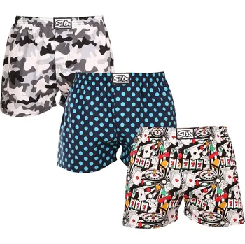 Trenýrky 3PACK pánské trenky Styx art klasická guma vícebarevné (3A14731) S Možnost vrácení zboží ZDARMA do 120 dnů!