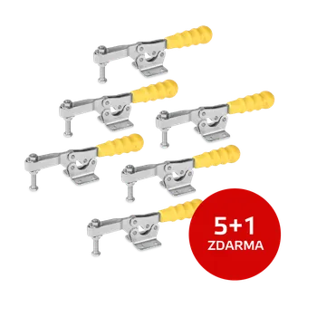 Svěrák JC Metal Sada 5+1 ks: Vodorovná upínka 150 UZ