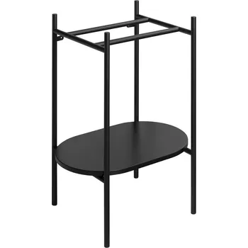 Koupelnový nábytek Sapho PUNO podstavec pod umyvadlo 550x795x396mm, černá