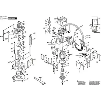 Příslušenství k nářadí Bosch 1607000231 vypínač pro horní frézy a okružní pily
