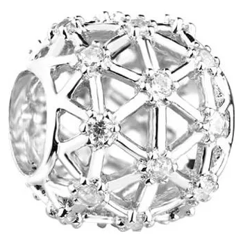 Přívěsek Stříbrný přívěsek beads se zirkony - AP127-0502