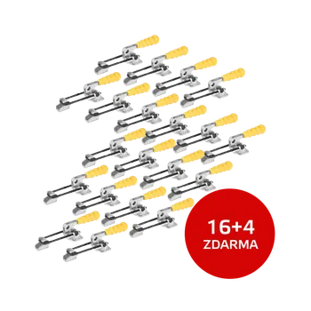 Svěrák JC Metal Sada 16+4 ks: Háková upínka 420
