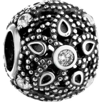 Přívěsek Stříbrný přívěsek Beads se zirkony - květ - AP531-2657