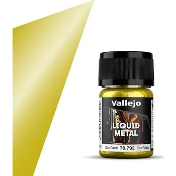Modelářská barva Vallejo: Liquid Metal - Old Gold 35ml