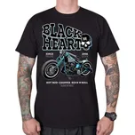 BLACK HEART Triko Blue Bobber černá - XL