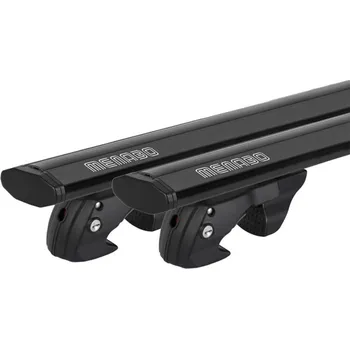 Příčník na automobil Příčníky na klasické podélníky Menabo Jackson XL 135cm - aluminium / uzamykatelné / černé