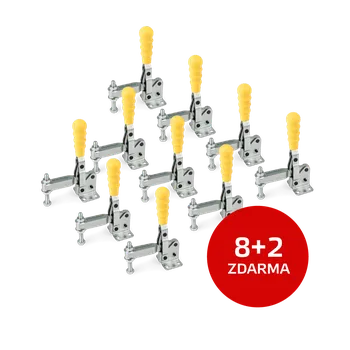 Svěrák JC Metal Sada 8+2 ks: Svislá upínka 230 UZ