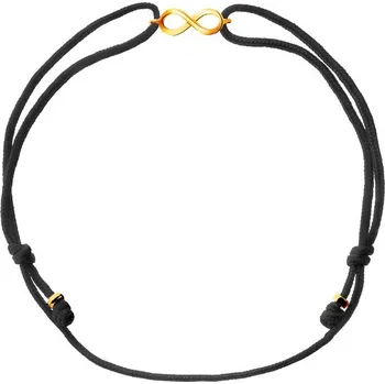 Náramek Náramek s prvky ze žlutého zlata - nekonečno - AP123-6155