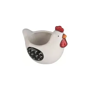 Velikonoční dekorace Kohout s květináčkem