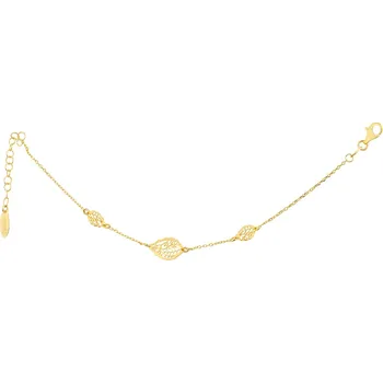 Náramek Pozlacený stříbrný náramek - AP534-9076