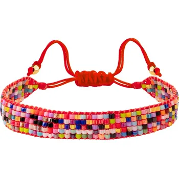 Náramek Náramek s prvky ze žlutého zlata a korálky - AP536-9223