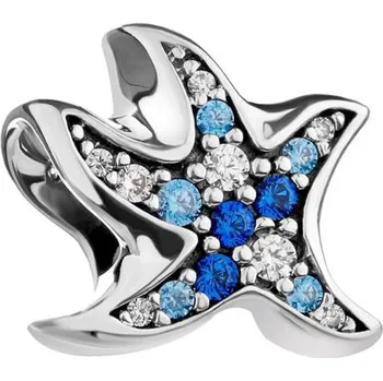 Přívěsek Stříbrný přívěsek Beads se zirkony - hvězdice - AP530-4770