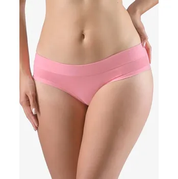 Kalhotky Gina Výhodné balení 5 kusů - Francouzské kalhotky jednobarevné kolekce Disco 14122P Barva/Velikost: starorůžová / S/M