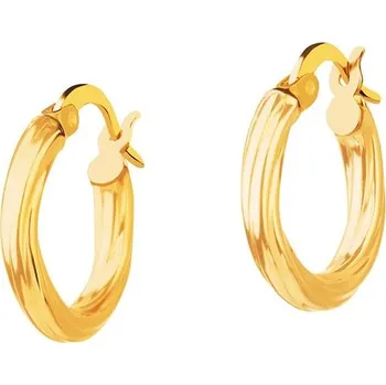 Náušnice Zlaté náušnice - kroužky, 15 mm - AP531-7241