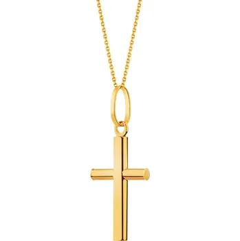 Přívěsek Zlatý přívěsek - kříž - AP528-6485