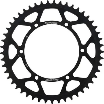 Řetězová sada pro motocykl SUPERSPROX Řetězová rozeta SUPERSPROX RFE-460:49-BLK černý 49 zubů, 520