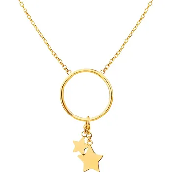 Náhrdelník Zlatý náhrdelník - Hvězda - AP526-0435