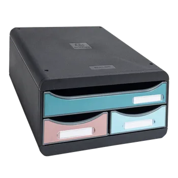 Obal na knihu Exacompta zásuvkový box Skandi malý, kombinovaný, 3 zásuvky, PS