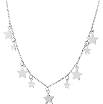 Náhrdelník Stříbrný náhrdelník - hvězdy - AP533-0320
