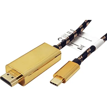 Video kabel ROLINE GOLD ROLINE GOLD Kabel USB C(M) -> HDMI A(M), 4K@60Hz, 1m