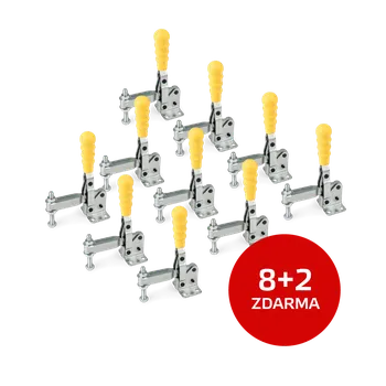 Svěrák JC Metal Sada 8+2 ks: Svislá upínka 240 UZ