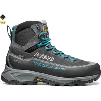 Dámská sportovní obuv Asolo Arctic GV ML grey/gunmetal/blue peacock zimní pohorky UK5 / EU38 / 24cm + Doprava zdarma