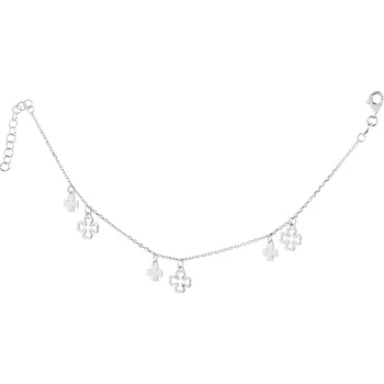 Náramek Stříbrný náramek - čtyřlístek - AP530-0616