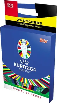 samolepka Topps UEFA EURO 2024 Eco Box 30 ks