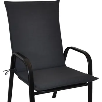 Podsedák Polstr na křeslo z tahokovu UNI látka tmavě šedý melír