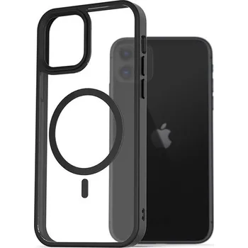 Pouzdro na mobilní telefon AlzaGuard Clear TPU Case Compatible with Magsafe pro iPhone 11 černé