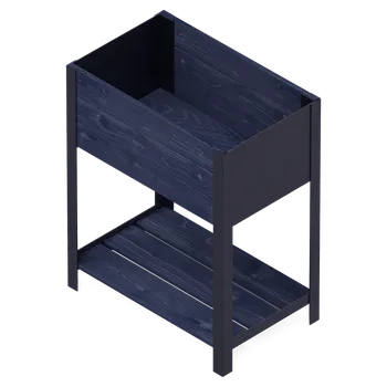 Truhlík Truhlík Modernbox, dřevo, kov, černá, 58 × 36 × 72 cm RMO-0580X0360X720-BK