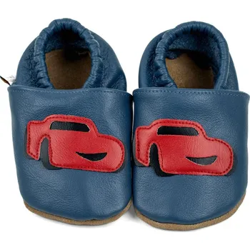 Capáčky AFELO Kožené capáčky - AUTO ZÁVODNIČKA 3-4 roky