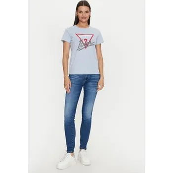 Pánské tričko Guess T-Shirt Icon W4YI32 I3Z14 Modrá Regular Fit L