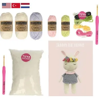 kreativní sada Sada na háčkovaného zajíčka (Sada na háčkovaného zajíčka)